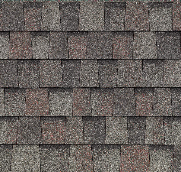 CertainTeed Landmark ClimateFlex shingle color sample in Colonial Slate, manufacturer product photo