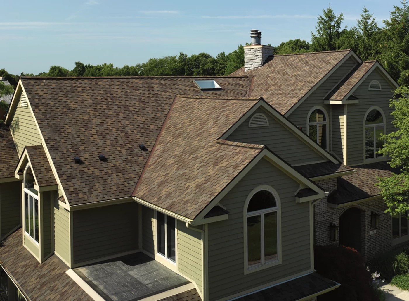 CertainTeed Presidential Shake IR shingles shown on a home, manufacturer product photo