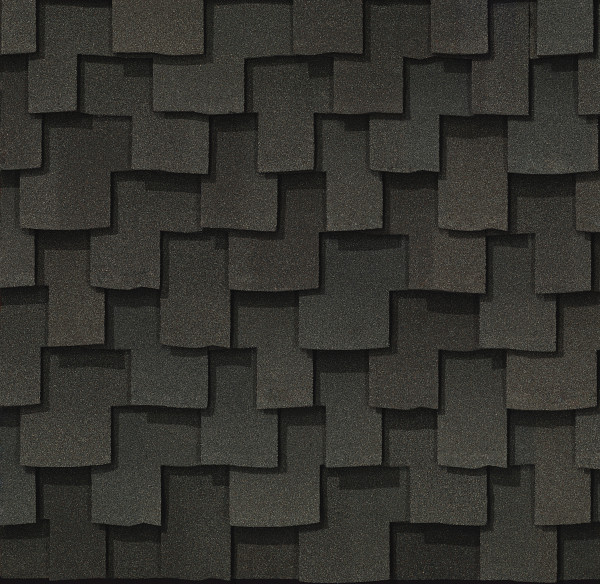 CertainTeed Presidential Shake TL shingle color sample in Shadow Gray, manufacturer product photo